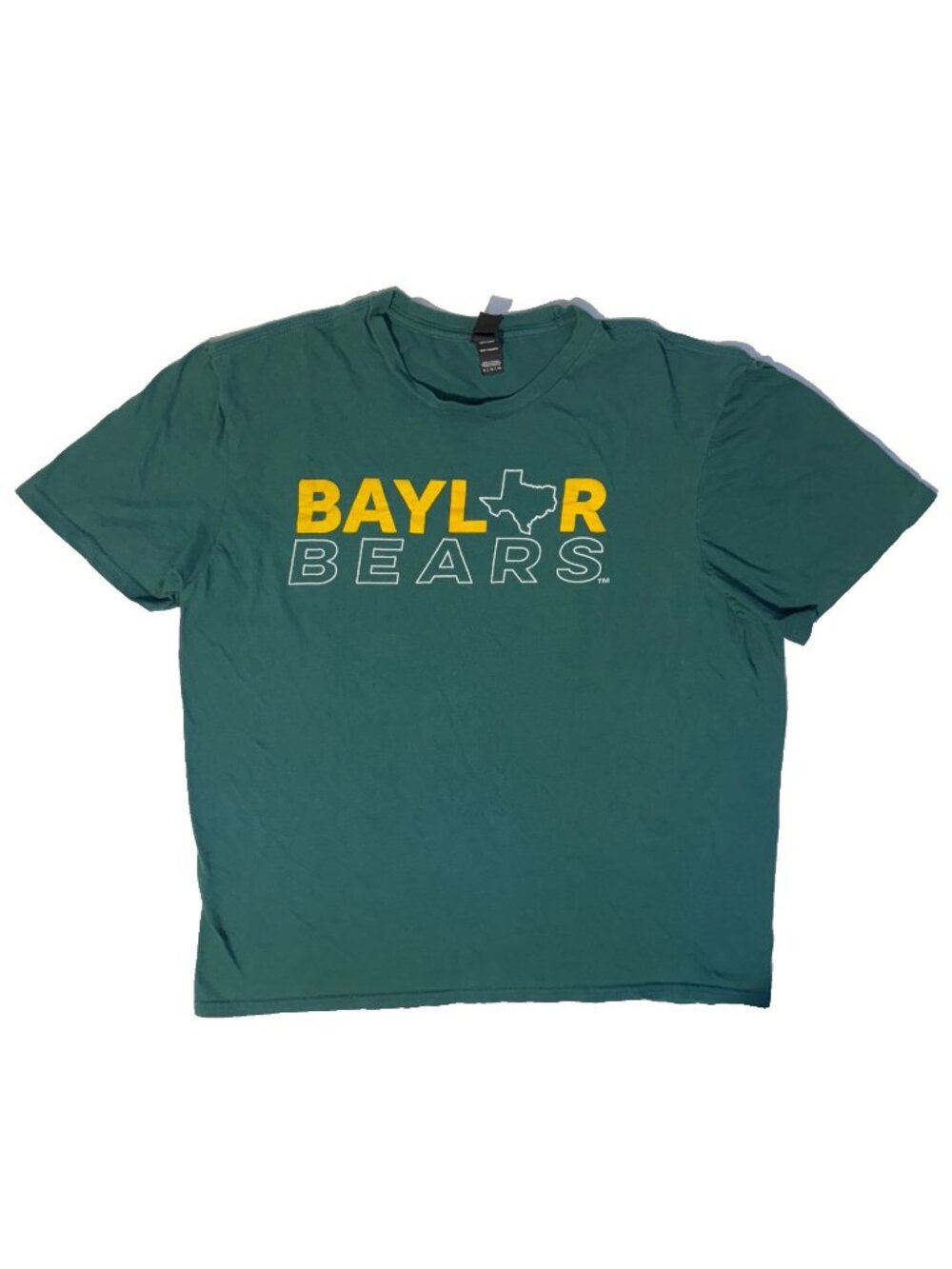 Baylor Bears Texas University College Football Green Graphic Tshirt - XL